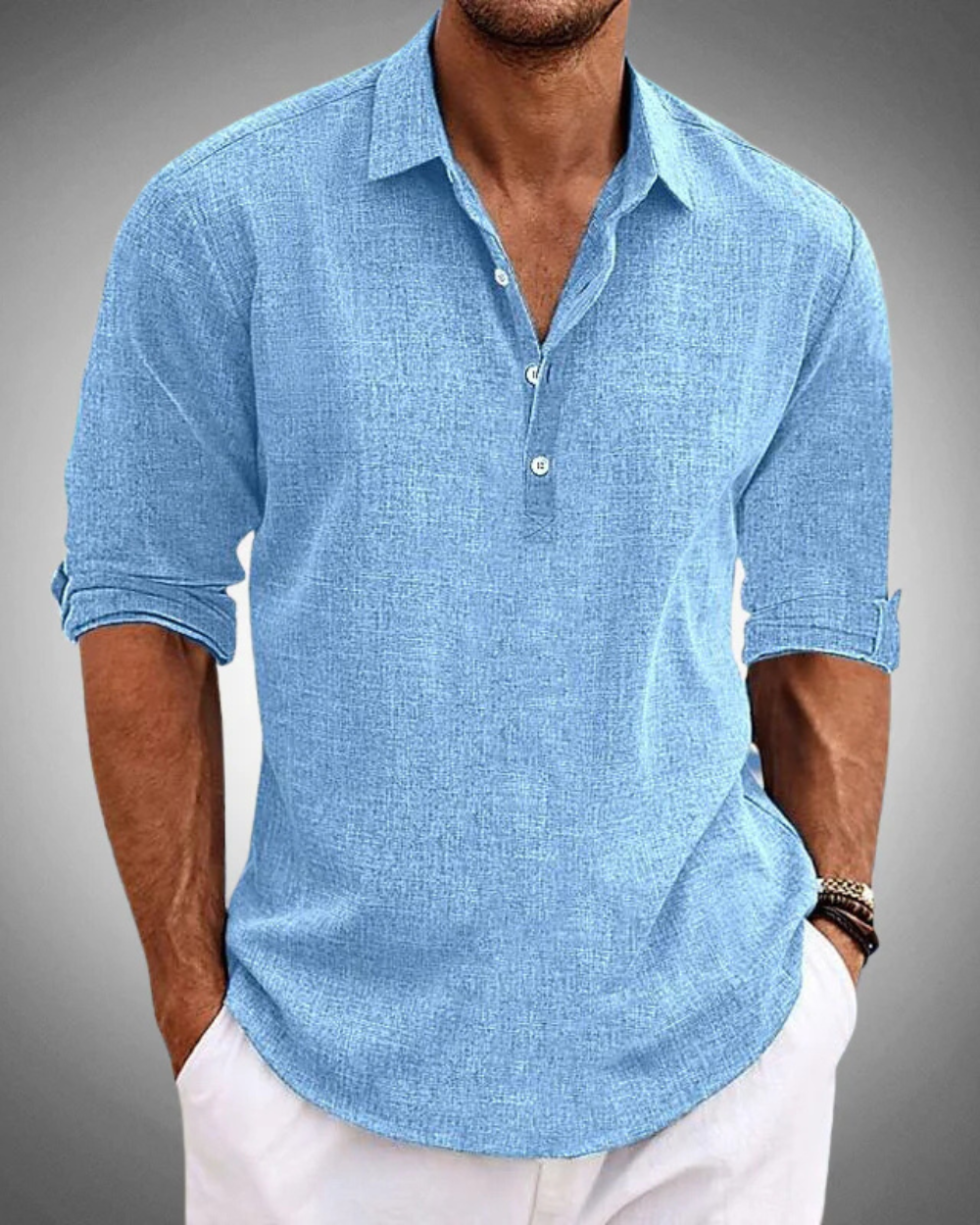 SABBIOâ„¢|Camicia Classica Uomo