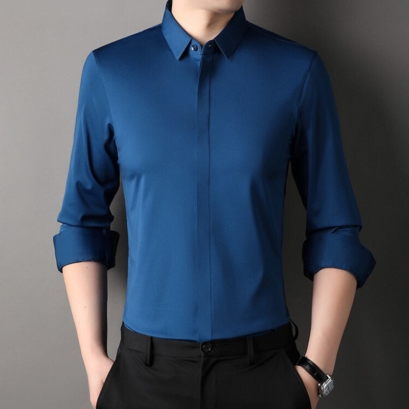 SALVINOâ„¢|CAMICIA ANTIPIEGA STRETCH