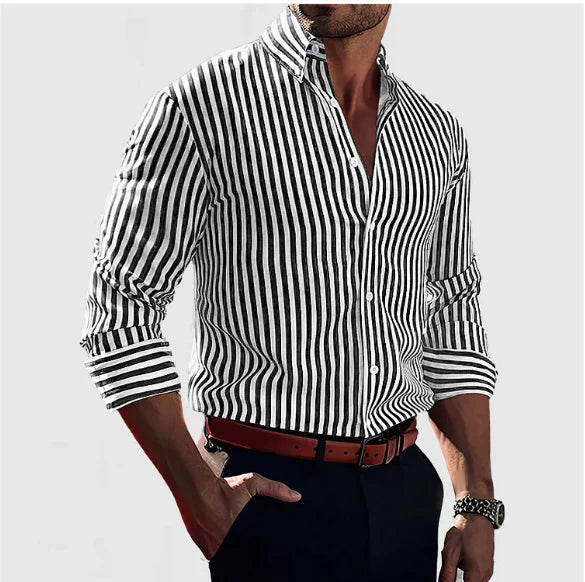 GIORGIOâ„¢|CAMICIA ELEGANTE A RIGHE