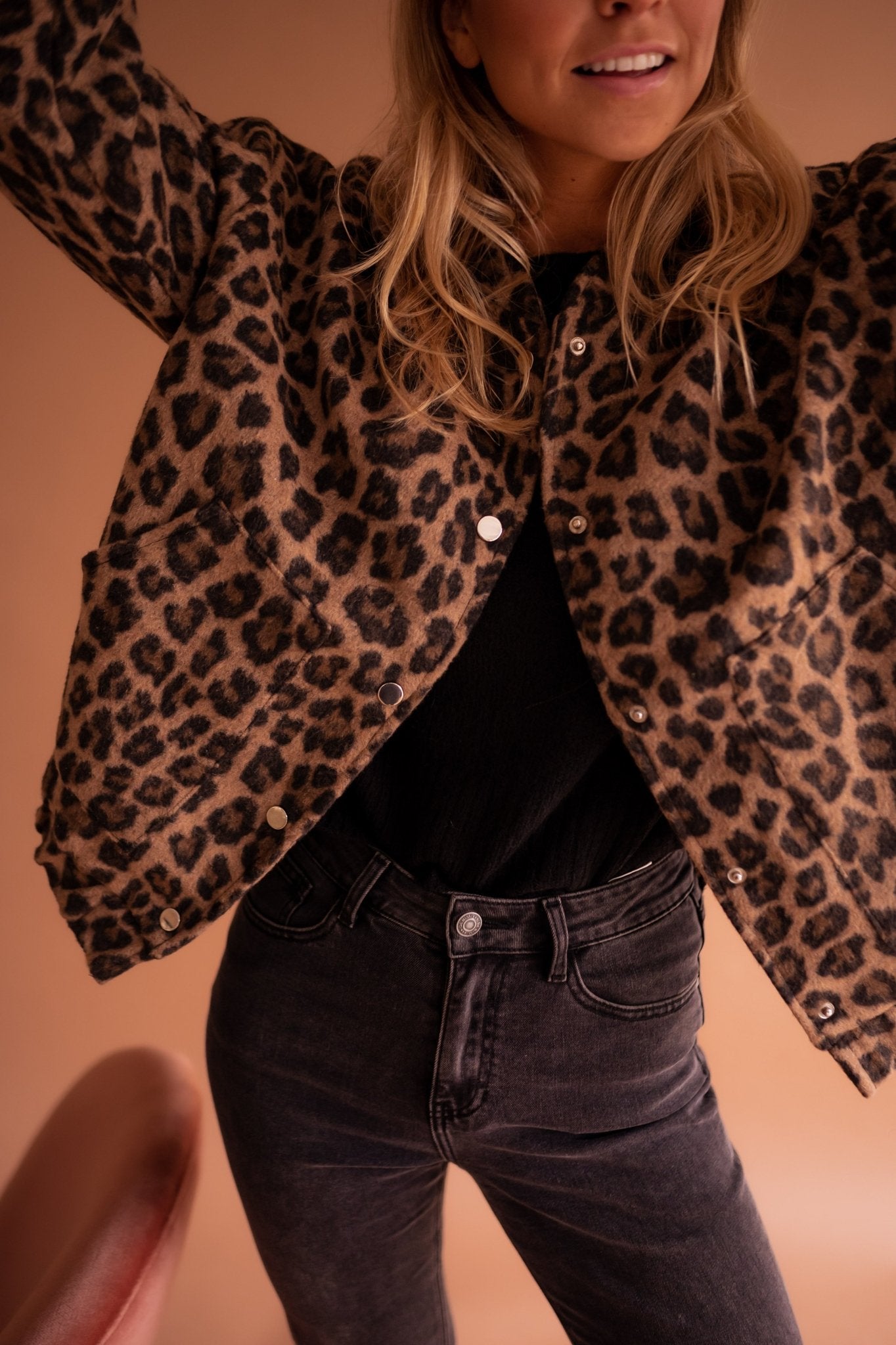 MIRELAâ„¢|Giacca Leopardata alla Moda