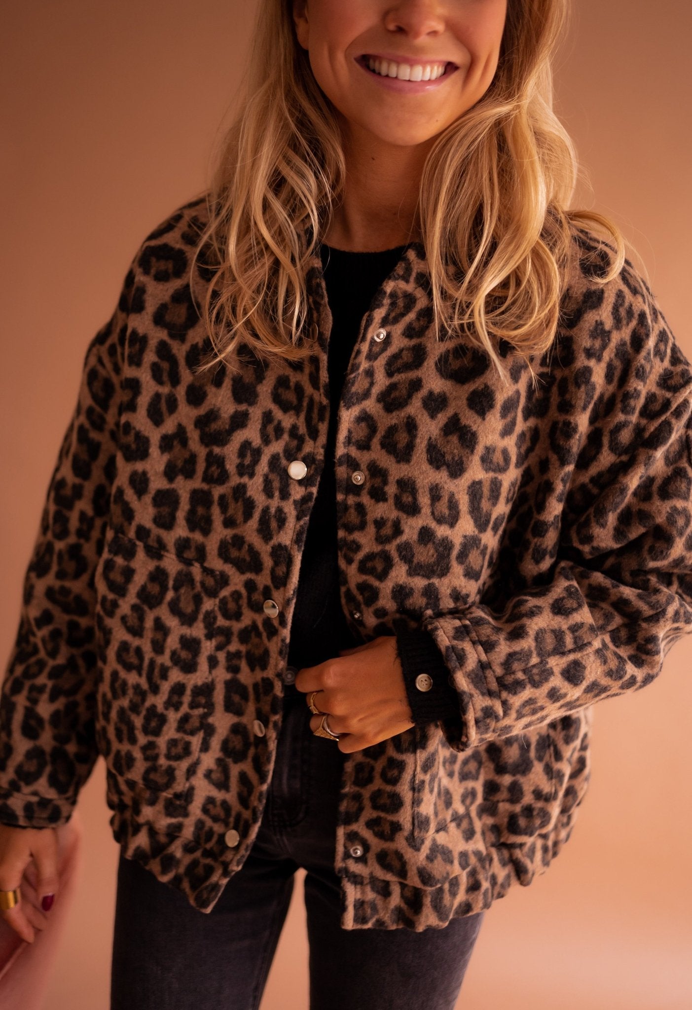 MIRELAâ„¢|Giacca Leopardata alla Moda