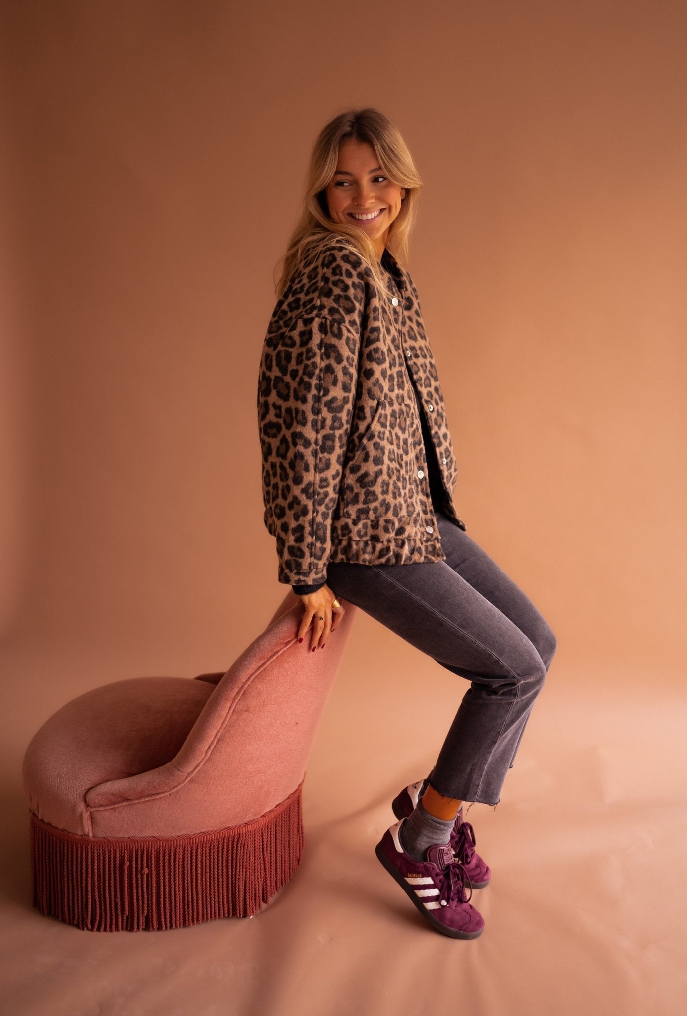 MIRELA™|Giacca Leopardata alla Moda