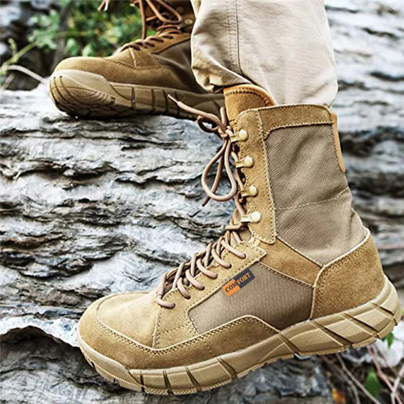 Men's Lightweight Waterproof Tactical Combat Boots